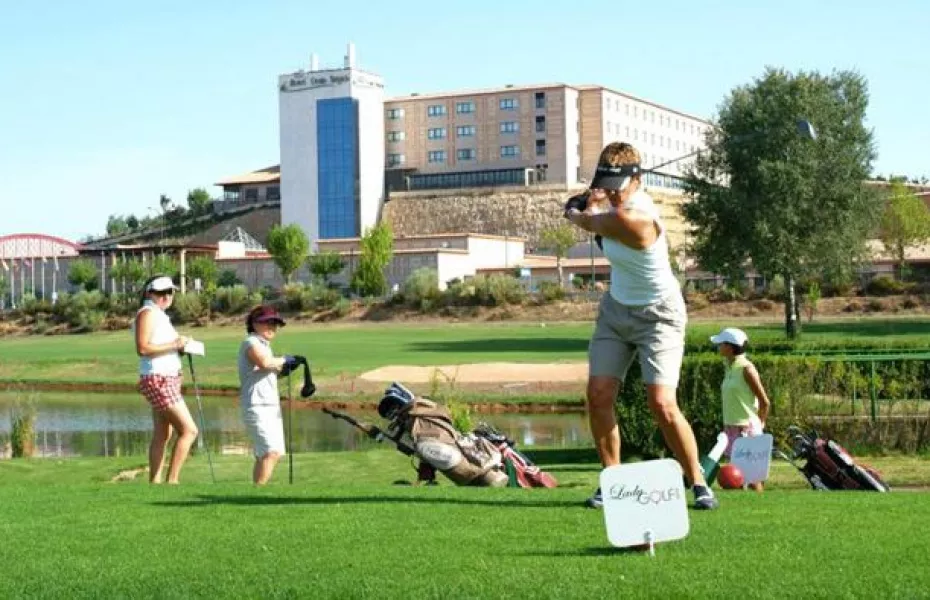 Scenic view of Golf Villamayor course
